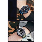 УЦЕНКА Часы наручные электронные, с будильником, d=5.7 см, ремешок l-26 см, 5 ATM, зеленый ремешок 10962518