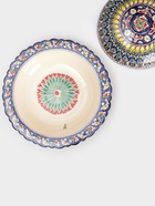 УЦЕНКА Блинница Риштанская Керамика «Цветы», 32 см, синий - Фото 4