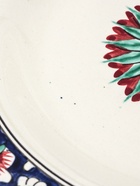 УЦЕНКА Блинница Риштанская Керамика «Цветы», 32 см, синий - Фото 9