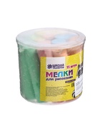 УЦЕНКА Мелки для рисования, набор 15 шт, 5 цветов - Фото 5