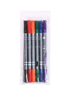 УЦЕНКА Фломастеры 6 цветов Двусторонние-круг-2мм/5мм в блистере - Фото 10