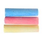 УЦЕНКА Мелки для рисования цвета: желтый, синий, красный, набор 3 шт. 81гр - Фото 4