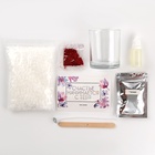 УЦЕНКА Набор для создания цветной ароматической свечи с блестками "Счастье начинается с тебя" 1044 - Фото 3