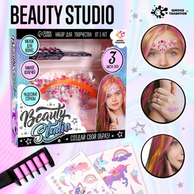 {{photo.Alt || photo.Description || 'УЦЕНКА ШКОЛА ТАЛАНТОВ Набор с мелками для волос + тату «Beauty studio»'}}