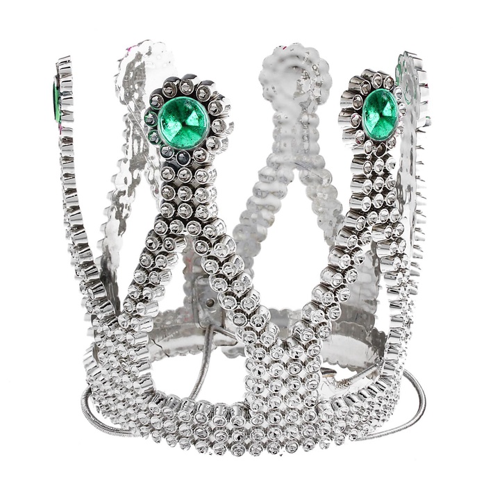 УЦЕНКА Корона принцессы на веревочке 9×8.5 см - Фото 1