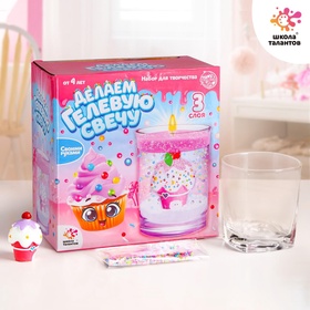 {{photo.Alt || photo.Description || 'УЦЕНКА ШКОЛА ТАЛАНТОВ Набор для творчества Делаем гелевую свечу, пироженка'}}