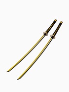 Сувенирное оружие "Парные катаны" заплечные 86,5х72х7,5 см - фото 61954447