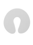 Ограничитель-стоппер для двери ТУНДРА, d=9.8 см, белый, 4 шт. 10906502