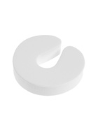 Ограничитель-стоппер для двери ТУНДРА, d=9.8 см, белый, 4 шт. 10906502