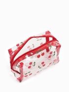 Косметичка женская «Вишенка», для бассейна, на молнии, прозрачная - фото 61954470