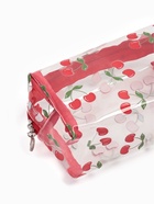 Косметичка женская «Вишенка», для бассейна, на молнии, прозрачная - фото 61954471