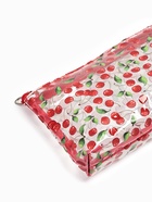 Косметичка женская Cherry lady, для бассейна, на молнии, прозрачная, красная - Фото 6