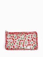 Косметичка женская Cherry lady, для бассейна, на молнии, прозрачная, красная  (артикул 10931138)  большой выбор товаров оптом и в розницу по низким ценам с доставкой