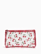 Косметичка женская Cherries, для бассейна, прямоугольная, прозрачная - фото 61954483