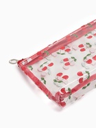 Косметичка женская Cherries, для бассейна, прямоугольная, прозрачная - Фото 6