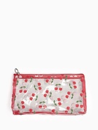 Косметичка женская Cherries, для бассейна, прямоугольная, прозрачная - Фото 8