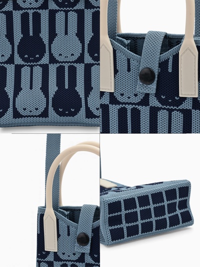 Сумка для телефона «Зайчики», на кнопке, с длинным ремнём, синяя