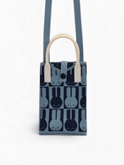 Сумка для телефона «Зайчики», на кнопке, с длинным ремнём, синяя - Фото 1