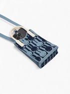 Сумка для телефона «Зайчики», на кнопке, с длинным ремнём, синяя - Фото 8