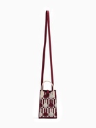 Сумка для телефона «Зайчики», на кнопке, с длинным ремнём, красная - фото 119552334