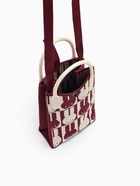 Сумка для телефона «Зайчики», на кнопке, с длинным ремнём, красная - Фото 6