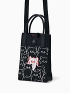 Сумка для телефона «Котики», на кнопке, с длинным ремнём, чёрная - Фото 4