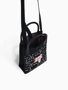 Сумка для телефона «Котики», на кнопке, с длинным ремнём, чёрная - Фото 6