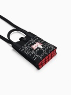 Сумка для телефона «Котики», на кнопке, с длинным ремнём, чёрная - Фото 7