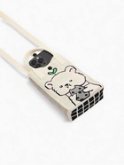 Сумка для телефона «Мишка», на кнопке, с длинным ремнём, белая - Фото 8