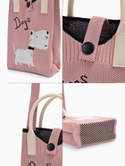 Сумка для телефона «Собачка», на кнопке, с длинным ремнём, розовая - фото 61954545