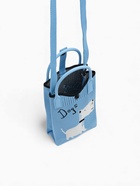 Сумка для телефона «Пёсик», на кнопке, с длинным ремнём, голубая - Фото 6