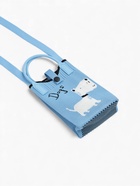 Сумка для телефона «Пёсик», на кнопке, с длинным ремнём, голубая - Фото 7