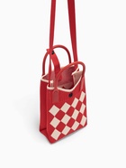 Сумка для телефона «Ромбы», на кнопке, с длинным ремнём, красная - Фото 6