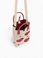 Сумка для телефона «Сердца», на кнопке, с длинным ремнём, белая - фото 61954589