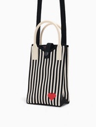 Сумка для телефона «Сердечко», на кнопке, с длинным ремнём, белая, чёрная - фото 809349451