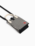 Сумка для телефона «Сердечко», на кнопке, с длинным ремнём, белая, чёрная - фото 809349454