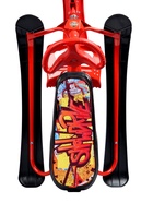 УЦЕНКА Снегокат «Ника кросс» с граффити, красный, СНК/GR Nika Kids - Фото 15