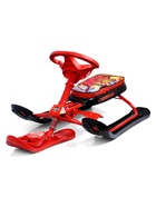 УЦЕНКА Снегокат «Ника кросс» с граффити, красный, СНК/GR Nika Kids - Фото 7