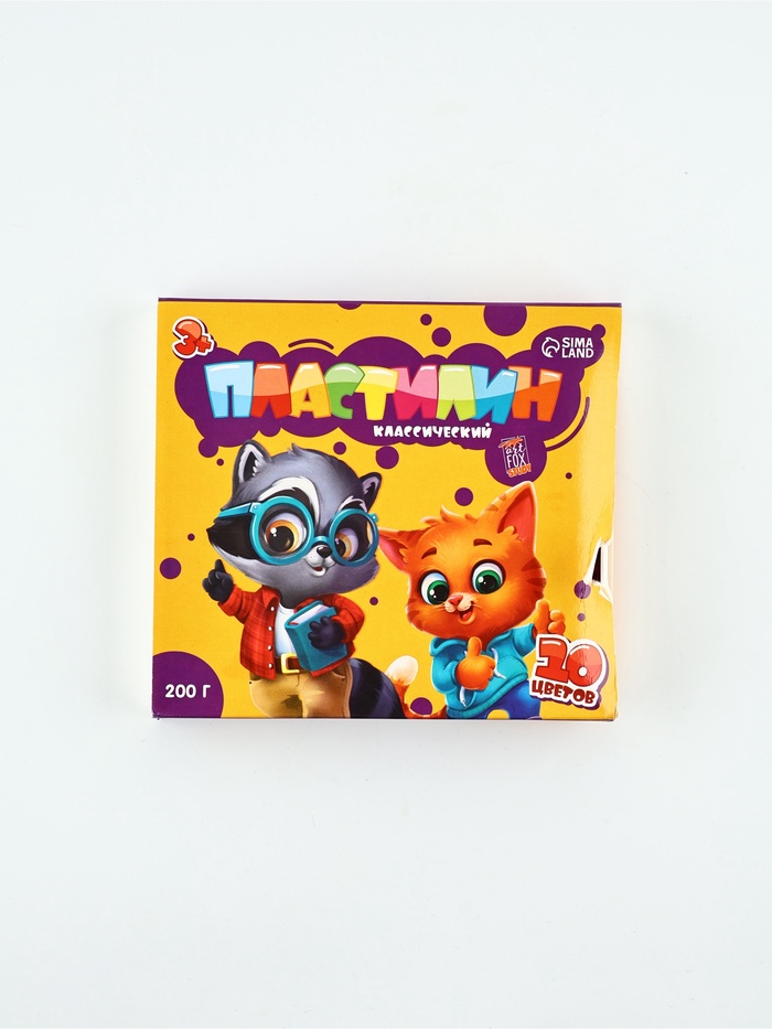 УЦЕНКА Пластилин 10 цветов, 200 г ArtFox STUDY - Фото 1