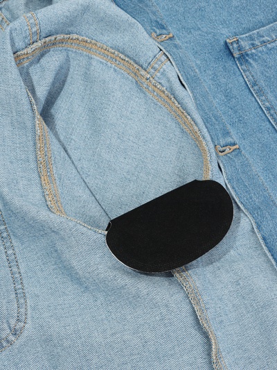 Защитные вкладыши для подмышек, 6 пар, на клеевой основе, чёрные