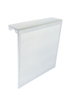 УЦЕНКА Экран на чугунный радиатор ZEIN, 590×610×150 мм, 6 секций, металлический, белый 10962918