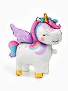 Воздушный шар фольгированный 22" «Единорог», фигура под воздух (5 шт) - фото 809349594