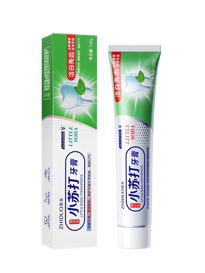 Отбеливающая зубная паста с пищевой содой, 100 г - Фото 1