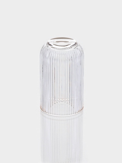 Набор стаканов «Грани», 400 мл, 6 шт., с золотой отводкой, прозрачные