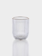 Набор стаканов«Грани», 260 мл, 7.5×7.5×9.5 см, 6 шт., с золотой отводкой, прозрачные - Фото 3