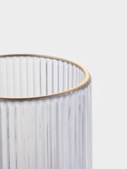 Набор стаканов«Грани», 260 мл, 7.5×7.5×9.5 см, 6 шт., с золотой отводкой, прозрачные - Фото 4