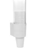 Стаканодержатель LCH-02, 70 стаканов, крепление на шурупах, белый - фото 809349732