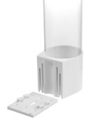 Стаканодержатель LCH-02, 70 стаканов, крепление на шурупах, белый - фото 809349734