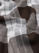 Плед «Элис» 150×200 см, белый/серый/коричневый - Фото 4