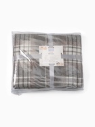 Плед «Метро» 170×210 см, белый/серый/коричневый - фото 23280078